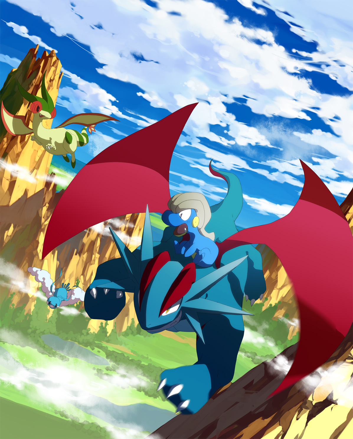 Dragon-type Pokemon flying through Hoenn : r/pokemon