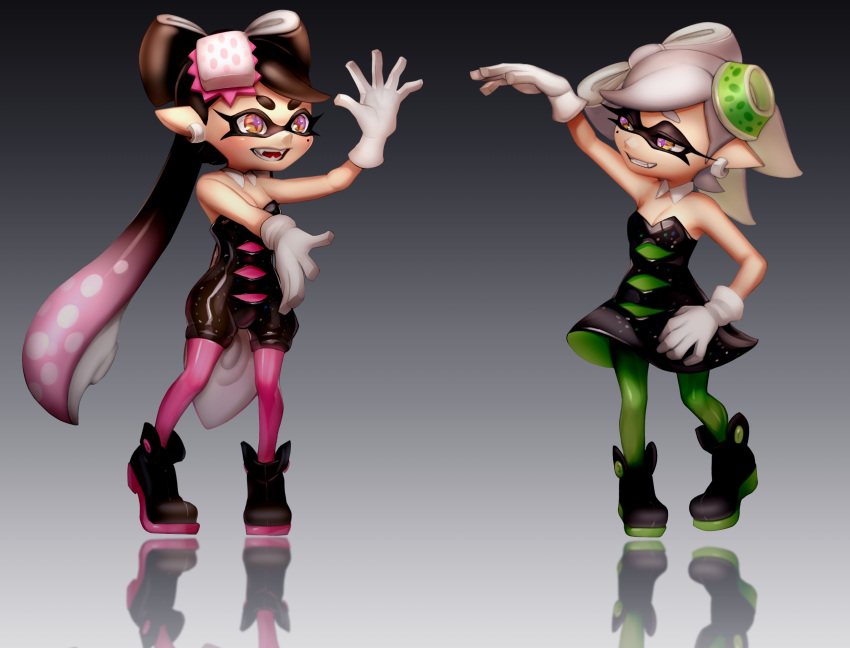 Splatoon inkling squid sisters inflation