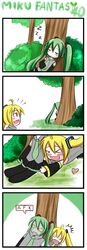afk akita_neru catstudio_(artist) comic hatsune_miku highres o_o robot silent_comic surprised vocaloid rating:Safe score:0 user:Gelbooru