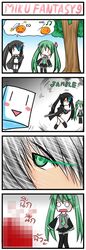black_rock_shooter black_rock_shooter_(character) blood catstudio_(artist) censored comic death fake_censor hatsune_miku highres o_o scared silent_comic thai vocaloid rating:Safe score:0 user:Gelbooru