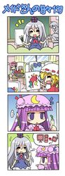 4koma :d blonde_hair chibi cirno closed_eyes colonel_aki comic computer crescent fine_art_parody flandre_scarlet frog hat ice kamishirasawa_keine komeiji_satori mannosuke morichika_rinnosuke open_mouth paint paintbrush painting parody patchouli_knowledge pink_hair purple_eyes purple_hair red_eyes silent_comic silver_hair smile touhou translated wink rating:Safe score:0 user:danbooru