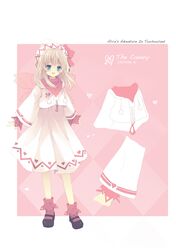 alice_in_wonderland blonde_hair blue_eyes blue_hallelujah character_sheet hat heart highres lan_hallelujah lily_white touhou wings rating:Safe score:0 user:danbooru