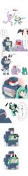 comic crossover frenzy hatsune_miku highres laserbeak panties rkp rumble soundwave striped striped_panties transformers translated twintails underwear vocaloid rating:Safe score:0 user:danbooru
