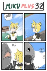 black_rock_shooter_(character) catstudio_(artist) comic fish highres kagamine_len thai translated vocaloid rating:Safe score:0 user:danbooru