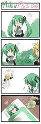 comic food hatsune_miku highres ice_cream kagamine_len kagamine_rin silent_comic thai translated vocaloid rating:Safe score:0 user:danbooru