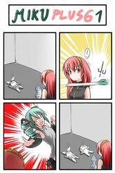 alternate_hairstyle catstudio_(artist) comic fish hatsune_miku highres kagamine_rin megurine_luka spring_onion thai translated vocaloid rating:Safe score:0 user:danbooru