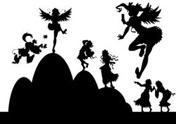 absurdres aki_minoriko aki_shizuha cellphone falling flying geta hand_holding hat high_heels highres himekaidou_hatate holding_hands inubashiri_momiji kagiyama_hina kawashiro_nitori kicking kitazinger monochrome mountain_of_faith multiple_girls phone pointing posing ribbon shameimaru_aya shoes silhouette tail tokin_hat touhou twintails wide_sleeves wings wolf_tail rating:Safe score:0 user:danbooru