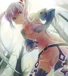  blue_eyes elbow_gloves gloves jikei purple_hair sophie_(tales_of_graces) tales_of_(series) tales_of_graces twintails 