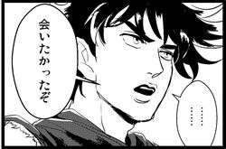  bottonbenz greyscale jojo_no_kimyou_na_bouken joseph_joestar_(young) monochrome parody 
