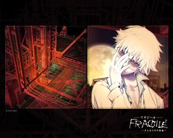  factory fragile glasses moon red_eyes shin_(fragile) sin_(fragile) solo tri-crescendo_(company) wallpaper 