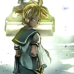  ice_cream kagamine_len kaito male steamroller suoni_(deeperocean) vocaloid 