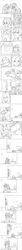  absurdres aida_mana akinbo_(hyouka_fuyou) ass bra breasts character_request closed_eyes dokidoki!_precure groping highres hishikawa_rikka kiss long_hair long_image monochrome monster multiple_girls open_mouth panties pervert precure short_hair sleep_molestation sleeping smile studying table tall_image thigh-highs underwear undressing yuri 