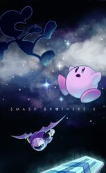  game_&amp;_watch gloves kirby kirby_(series) mask meta_knight mr._game_&amp;_watch nintendo super_smash_bros. wings yellow_eyes 