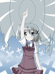  minami_(artist) school_uniform short_hair yuno 