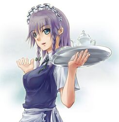  izayoi_sakuya maid shacchi solo touhou tray 