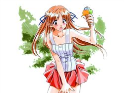  brown_eyes brown_hair food ice_cream kai_tomohisa sentimental_graffiti twintails 