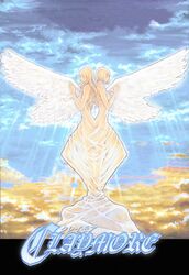  clare claymore highres sky teresa wings 
