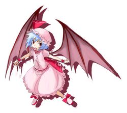  miya_(artist) miya_(tsumazukanai) remilia_scarlet touhou wings 