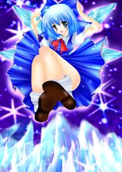  bad_id cirno rika-tan_(artist) solo touhou 