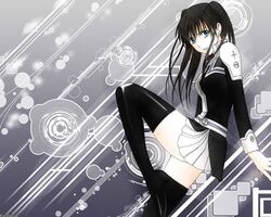  blue_eyes boots d.gray-man latex lenalee_lee thigh-highs thigh_boots thighhighs twintails zettai_ryouiki 