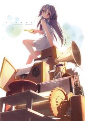  flower_(kowarekake) furawaa headphones highres kantoku kowarekake_no_orgel kowarekake_no_orgol solo 