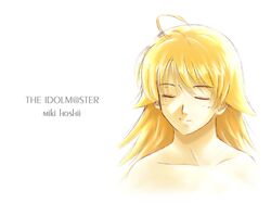  blonde_hair hidepapa hoshii_miki idolmaster 