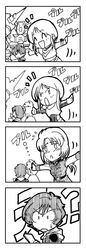  agx05 banagher_links chibi clone comic elpeo_puru embarrassed gundam gundam_unicorn gundam_zz happy marida_kruz mecha monochrome partially_translated pilot_suit ponytail puru_two sweatdrop time_paradox traditional_media translated translation_request unicorn_gundam zz_gundam 