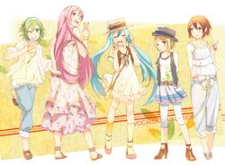  gumi hatsune_miku kagamine_rin megurine_luka meiko vocaloid 