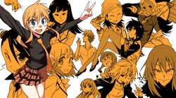  ando_nene andou_nene camera everyone hyakko iizuka_tatsuki kageyama_torako katou_haruaki kazamatsuri_touma kobayashi_koma makunouchi_ushio nikaidou_hitsugi nonomura_ayumi ooba_minato saotome_suzume school_uniform suzugasaki_chie tsubomiya_inori v 