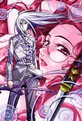  bleed_through kuzunoha_mana megane natsume_shin tenjou_tenge umehara_takahiro 