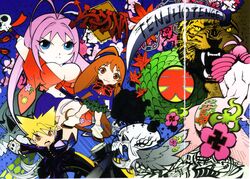  gap nagi_souichirou natsume_aya natsume_maya tenjou_tenge 