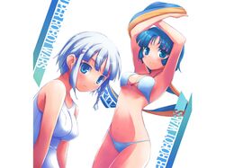  bikini mizuha_kusuha nanakusa school_swimsuit seolla_schweizer super_robot_wars swimsuits wallpaper 