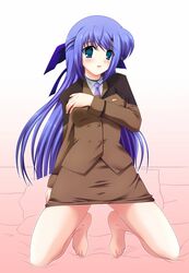  ginga_nakajima highres mahou_shoujo_lyrical_nanoha mahou_shoujo_lyrical_nanoha_strikers no_legwear uniform 