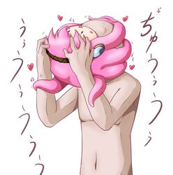  bald megurine_luka pink_hair shirogane_(cufsser) smile takoluka tentacles vocaloid 