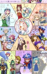  check_translation cirno cosplay drawing hakurei_reimu highres horn hoshiguma_yuugi inaba_tewi inaba_tewi_(cosplay) inubashiri_momiji izayoi_sakuya kagiyama_hina konpaku_youmu konpaku_youmu_(ghost) maku_(artist) morichika_rinnosuke myon prank reisen_udongein_inaba remilia_scarlet saigyouji_yuyuko sponsor spray sunglasses swimsuit syringe touhou translated translation_request yakumo_yukari 