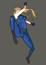  blonde_hair blue_eyes boots fingerless_gloves g-room_honten gloves sarah_bryant virtua_fighter 
