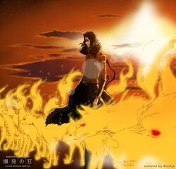  arrancar bleach coyote_starrk epic espada eyepatch hollow male red_eyes resurreccion sunset wolf 