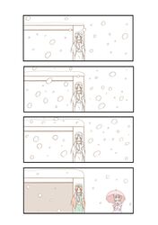  comic highres hong_meiling long_hair red_hair redhead remilia_scarlet scarf silent_comic snow touhou umbrella yuugen_no_tei 