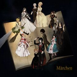  aohigeko apple broom buranko_(marchen) doll dornroschen dual_persona elisabeth_von_wettin elyse flower food fruit highres idoko kurosujuu m&auml;rchen marchen marchen_von_friedhof marz_von_ludowing m&atilde;&pound;&acirc;&curren;rchen m&atilde;&curren;rchen nun_(marchen) red_rose rose schneewittchen sleeping_beauty sound_horizon 