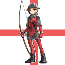  bow_(weapon) copyright_request cross england english_flag flag helmet military mr_kunimitsu solo united_kingdom weapon 