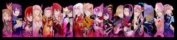  6+boys albino annotated bad_id barbatos_goetia black_background black_hair blonde_hair blue_eyes blue_hair brown_eyes brown_hair character_request claws coat collar column_lineup creed_graphite crown dhaos dress duke_pantarei elraine everyone evil_smile flower frown glasses gloves goede hair_ornament hairband hairpin headband heterochromia highres horns hugo_gilchrist jewelry koku_666 long_hair lukius_bridges magic mask mathias_(tales_of_innocence) merines mithos_yggdrasill multiple_boys multiple_girls open_clothes open_shirt payot pendant pink_hair pointy_ears ponytail purple_hair red_eyes red_hair richard_(tales_of_graces) richter_abend saleh scarf serious shirley_fennes shirt shizel shizel_(tales_of_eternia) smile spoilers sword tales_of_(series) tales_of_destiny tales_of_destiny_2 tales_of_eternia tales_of_graces tales_of_hearts tales_of_innocence tales_of_legendia tales_of_phantasia tales_of_rebirth tales_of_symphonia tales_of_symphonia_knight_of_ratatosk tales_of_the_abyss tales_of_the_tempest tales_of_the_world_radiant_mythology tales_of_the_world_radiant_mythology_2 tales_of_vesperia van_grants weapon white_hair widdershin yellow_eyes 