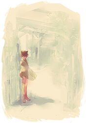  1boy animal_ears brown_eyes brown_hair cat_ears fate/zero fate_(series) kemonomimi_mode kotomine_kirei solo torajichan young 