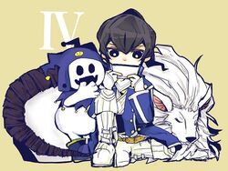  1boy black_hair coat jack_frost male ponytail protagonist_(smt4) shin_megami_tensei shin_megami_tensei_iv 