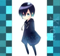  blue_eyes cloak kingdom_hearts kingdom_hearts_358/2_days short_hair teiruzukingudamu xion_(kingdom_hearts) 