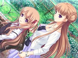  game_cg komori_kei mireille_marres_ascot noel_marres_ascot walkure_romanze 