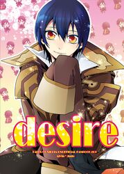  alvin_(tales_of_xillia) alvin_(tales_of_xillia)_(cosplay) bad_id black_hair character_name chibi coat cosplay jude_mathis kanan0230 male orange_eyes sleeves_past_wrists solo tales_of_(series) tales_of_xillia title_drop 