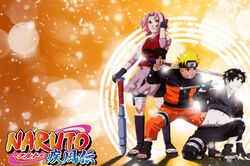  blue_eyes green_eyes haruno_sakura naruto pink_hair sai short_hair uzumaki_naruto 