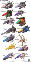  highres irem j-e-m-g long_image no_humans official_art r-type r-type_final sachsen space_craft starfighter tall_image text watermark web_address 