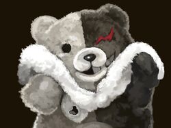 absurdres bear dangan_ronpa highres monokuma paddybird3 smile solo 