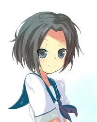  blue_eyes kobayakawa_rinko kureto love_plus school_uniform short_hair smile 